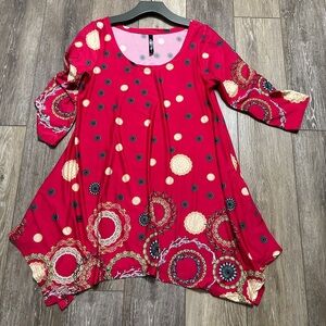 #8) White Mark Tunic Top Size Large excellent condition